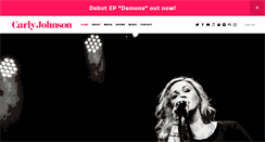 Desktop Screenshot of carlyjohnsonmusic.com